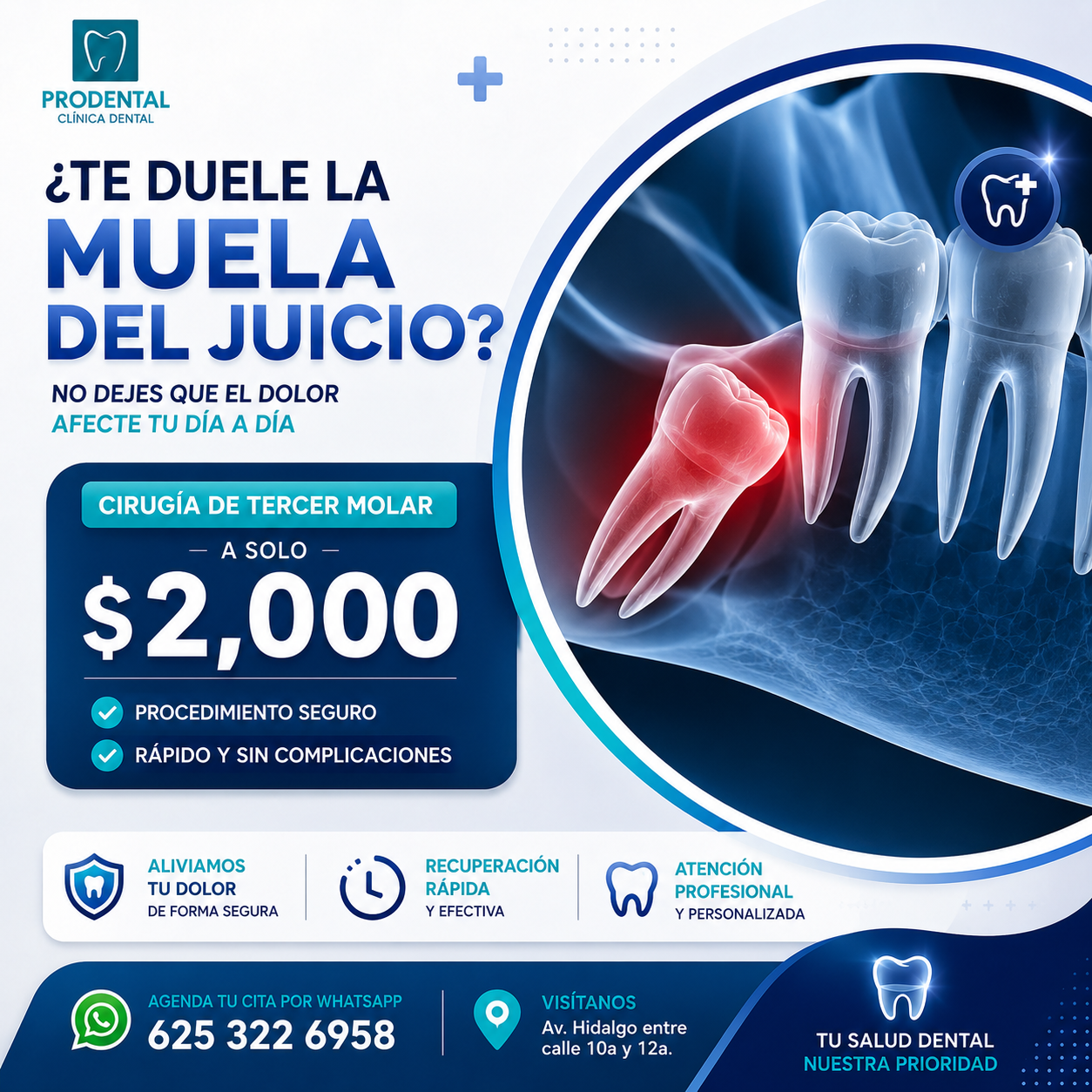 Promoción de Cirugía de tercer molar